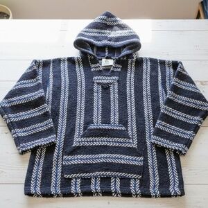 Striped Hooded Baja Hoodie